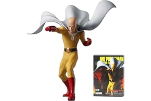 XINCHANGDA One Punch Man Saitama Action Figure Personaggio Anime Saitama Figura Statua in PVC Modello Colllectible Decorazione per la casa Ornamenti da scrivania Regalo 15 cm per fan e bambini