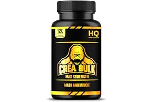 BEAST AND BULK NUTRITION DON'T COMPETE, DOMINATE Creatine Monohydrate | #1 Creatine supplement | New & Improved | Increase Mass & Recovery | added B5 | Keto & Vegan | Men and Women | Made in The UK & GMP Approved | Unflavoured | 120 Capsules