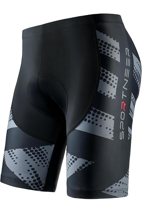Beroy Men's Cycling Underwear Shorts With 3D Gel Padded Liner – Bicycle Riding Briefs For Comfort & Support (Sizes S-3XL)