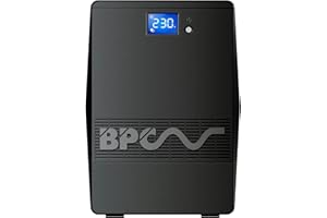 BPC Energy UPS Power Supply UK, Computer Uninterruptible Power Supply Units - 2000VA /1200Watts UPS with Battery Backup, 3 IEC Outputs for Surge Protection Ideal for Home or Office, 2 Year Warranty