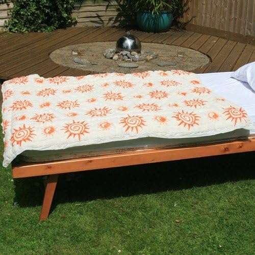Natural quilts Sun And Stars Regular Quillow, multicolour