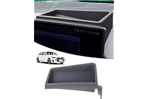 SHSBSCAR 2025 i5 Vassoio Portaoggetti per Monete, Chiavi e Smartphone, Compatibile con BMW i5 eDrive40, xDrive40, M60 G60 2024 2025 (Per Touchscreen 12,3" e 14,9") – Organizer per Cruscotto Accessorio Interno