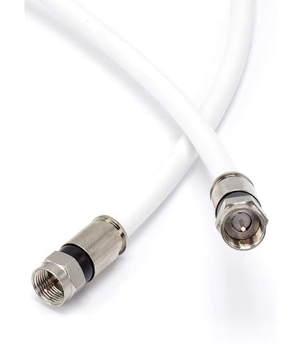 thumbnail image 2 of 70ft White Coax RG-6 Cable W/Ground Messenger 3Ghz 75 Ohm 18AWG UL... 2 of 10