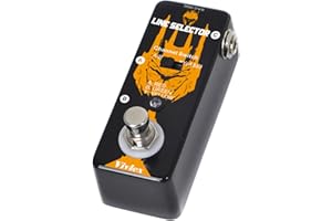 Vivlex ABY Switch Line Selector Selection Channel Pedal Mini AB Box Switcher for Electric Guitar Amplifier True Bypass