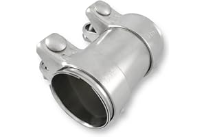 GRILINDO Auspuffschelle Rohrverbinder Doppelschelle Auspuff Abgasanlage (Stahl verzinkt, ø 65mm | Länge: 125mm)