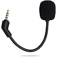 Detachable Replacement Microphone Mic for Kingston HyperX Cloud Flight for PS4 Pro PS5 Xbox One X Computer Gaming Headsets 3.5mm Jack Noise Cancelling