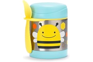 Skip Hop Aufbewahrungsbehälter, für Essen aus Edelstahl, isoliert, Biene Brooklyn, mehrfarbig