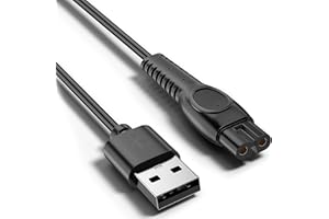 Solihigh 5V Charger Cable for Philips QP2724, S3241, QP2734, S3145, BT3233, MG7940, MG7920, X3001, QP6652, X5004, S7887, QP2824, MG5940, QP2834, X3053Electric Shaver Beard Trimmer Charging Cord