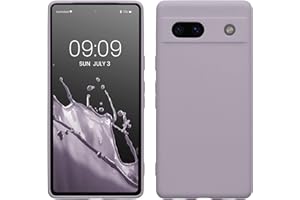 kwmobile Etui kompatybilne z Google Pixel 7a - ochronne, smukłe etui na telefon z TPU - miękkie matowe wykończenie - lawendowe