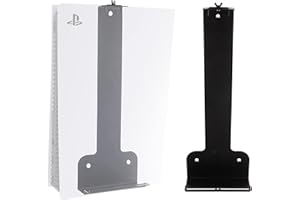 DYNAS PS5 Wall Mount and PS5 Pro Wall Mount - Wall Bracket for PlayStation 5 (Disc, Digital, and Pro Versions) (NOT for PS5 Slim) Secure Steel Bracket - Made in the UK
