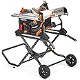Evolution Power Tools R255TBLX Table Saw With Stand (Next Gen Rage 5-S) Multi-Material Cutting Blade Included Cuts Wood Metal Plastic, 45˚ Bevel, +/- 60˚ Mitre Angle, 85mm Cut Depth, 1650w Motor, 240v