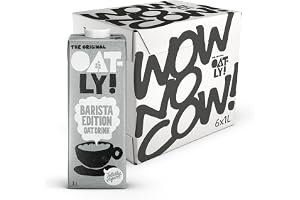 Oatly Barista Oat Drink Barista Edition, Long Life, 1 Litre (Pack of 6)