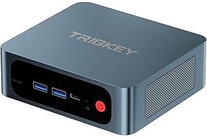 TRIGKEY Mini PC Intel Core i3-8109U (2C/4T, jusqu'à 3,6 GHz) 16 Go DDR4 500 Go SSD, Spped S Mini Ordinateur prenant en Charge 4K Double Sortie 2 x HDMI, 4 x USB 3.0, WiFi-5