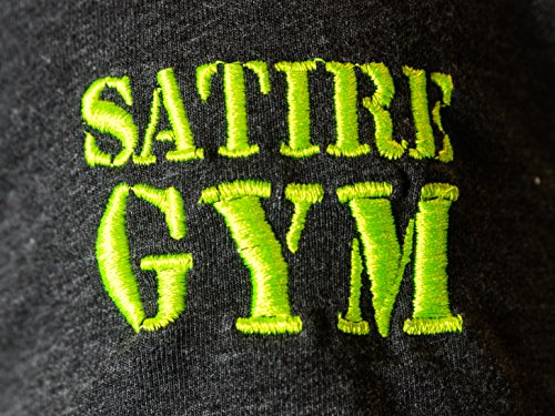 T-Shirt Fitness V-neck Satire Gym Farbe Grau Anthrazit Für Fitness & Training, Muskeln Muscle Fit - 5