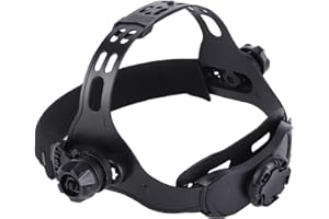 EUJGOOV Adjustable Welding Mask Replacement Headband Comfort Fit Headgear for Solar Auto Darkening Helmets Welder Helmet Accessories (Black)