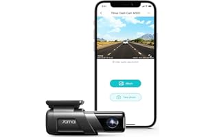 70mai True 2.7K 1944P Dash Cam M500, eMMC 32GB-Speicher, Starke Nachtsicht mit HDR, 170° Sichtfeld, 24h Parküberwachung, Zeitrafferaufzeichnung, integriertes GPS, ADAS, App-Steuerung