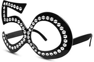 Zercart Birthday Glasses,Novelty Birthday Eyeglasses, Birthday Party Eyeglasses,Funny Costume Sunglasses,Anniversary Party Glasses,for Birthday Decorations Celebration Party Favors