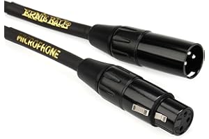 Ernie Ball Câble Microphone XLR Classique Mâle/Femelle 6m - Noir