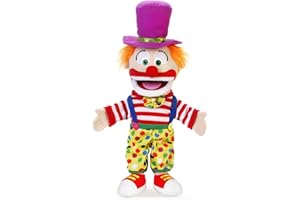 SILLY PUPPETS Pagliaccio, marionetta a mano, 40 cm