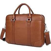 slim leather laptop bag