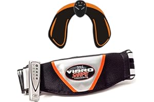 Vibro Shape – Massage Gürtel mit Wärmeleistung, Massage und Vibrationseffekt, Anwendungsbereiche: Hip, Rücken und Bauch wie an Buttocks, Legs oder Arms, ZAVEIL, A