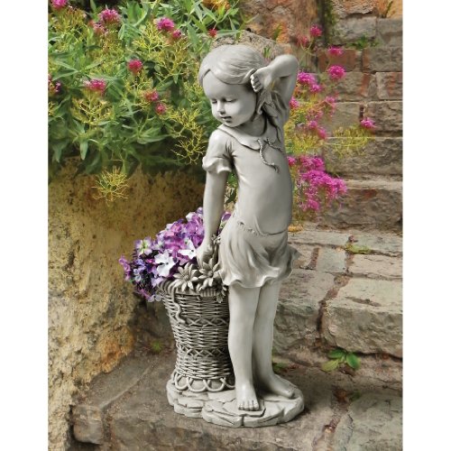Design Toscano Frances, das Blumenmädchen, Figur - 2