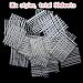 30Sheets Nail Art Sticker DIY Decal Lace Mix Styles (White)