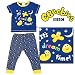 CBEEBIES GLOW IN THE DARK GIRLS BOYS 12-18 MONTHS KIDS PYJAMAS BEDTIME SLEEPSUIT
