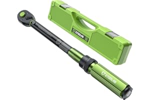 ETOOLAB Clé dynamométrique 1/2" pour voiture, 20-230 Nm/10-170 lbf-ft, précision d'erreur ± 3%, cliquet réversible à 72 dents, clé dynamométrique pour voiture/moto/vélo