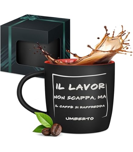 Tazza Da Viaggio Termica Grammie In Acciaio Inox - 567 Ml - Incisa 'I Love You To The Moon And Back' - Colore Nero Con Rosa