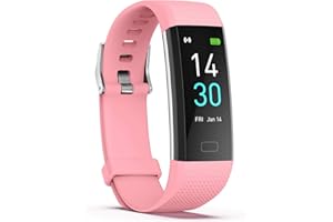 Septoui Smart Band Reloj Pulsera Actividad Frecuencia Cardíaca SpO2 Presión Arterial Sueño Calorías IP68 Reloj Inteligente, 16 Modos Deportivos Reloj Podómetro Smartwatch Mujeres Hombres Niños