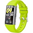 Tipmant Fitnessuhr mit Pulsmesser Schlafmonitor Schrittzähler Smartwatch Fitness Tracker Fitness Armband Wasserdicht IP68 Fit