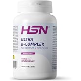 HSN Ultra B-Complex Vitamin B Complex - Vegan - 120 Tablets | All vitamins of group B. With Myo-Inositol. Ideal for the Vegan