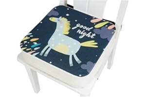 Cuscino Rialzo da Sedia per Bambini, Enhome Smontabile Regolabile Cuscino Alzasedia Comodo e Facile da Pulire Seggioloni Cuscino Seduta per Sedia da Giardino (Unicorn,40x40x10cm)