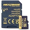 Nextbase 32GB U3 Micro SD Card - Includes Micro SD-to-SD Adapter - Ultra High Speed Memory Card Compatible with Series 1 and 2 Nextbase Dash Cam Range - Dash Camera Accessories