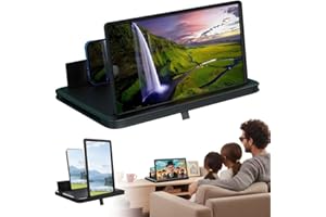 ‎COMEDYKING 14 Zoll Handy Lupe, Bildschirmlupe HD Handy Bildschirmvergrößerung, Anti-blaulicht, Bildschirmlupe für männer Geschenke Handy Vergrößerungs Bildschirm für Alle Smartphones (Schwarz, 10zoll)