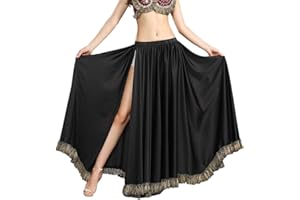 ROYAL SMEELA Gonna Flamenco per Donna Gypsy 12 Yards Gonna Lunga Intera Danza del Ventre Gonne da Ballo a 360 Grad Gonna Maxi con Orlo Grande vestitos da Ballo Danza del Ventre Costume