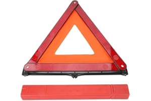 Aramox triangle de voiture homologué panneau d'avertissement de panneau d'avertissement de signe de défaut d'urgence de triangle réfléchissant de voiture pliable panneau d'arrêt de voiture
