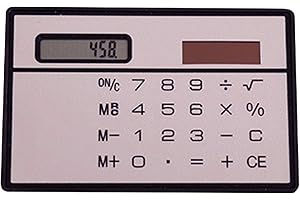 Washranp Mini Calcolatrice Portatile A 8 Cifre Calcolatrice Portatile Ultra Sottile E Durevole per La Casa Argento