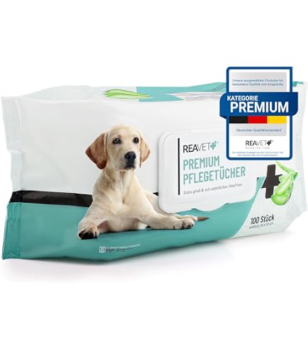 Camon Reinigungstücher Für Hunde & Katzen – 40 Stück, 30x20 Cm, Duft Meeresbrise