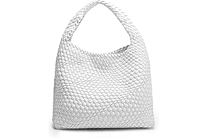 Jugsar Womens Totes Bags Large Shoulder Bags Ladies Hobo Bag Soft Leather Handbags for Women Top Handle Shopping Bag, Gift with a Ladies Purse (White)