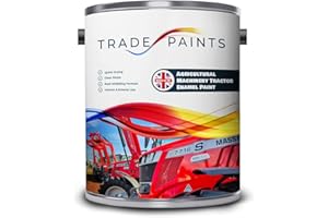 PAINTS4TRADE Tractor & Agricultural Machinery Equipment Enamel Gloss Metal Paint (2.5 Litre, Red BS539)