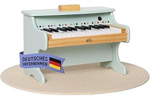 Coemo Kinder-Klavier, 25 Tasten Piano für Kinder, Musik Lerninstrument Spielzeug, Motorikspielzeug, Holzklavier für Kleinkinder, Mädchen, Jungen Klavier 42x25x29 cm