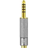 Geekria Apollo 4.4mm Balanced Male to 3.5mm Balanced Female Adapter Gold Plated Compatible with Sony NW-ZX300A, NW-WM1A, NW-W