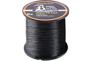 LSHEL 300m/500m/1000m Fil de Pêche Tressée 8 Brins Ligne de Pêche Lure Ligne Fil Multifonctionnel