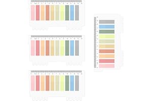 SAVITA 4 hojas 800 piezas Notas Adhesivas Translúcidas, Posits para Libros, Marcadores Post It, Index Tabs Notas Adhesivas Colores Notas Adhesivas para Leer Notas Libros Clasificar Archivos