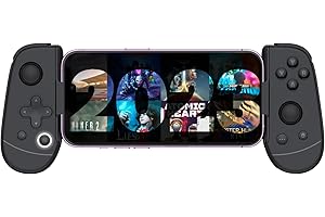 leadjoy M1 Manette de Jeu Mobile pour iPhone iOS, Fonctionne avec 11,12,13,14 Max, Play Call of Duty, Genshin Impact, Diablo Immortal, Minecraft, Xbox, Amazon Luna et Steam Link (M1)