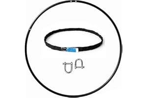 Play Juggling - Cerceau aérien pour Les disciplines aériennes et l'acrobatie - Diamètre 85 à 110 cm - Fixations : Plaque, Crochet, Sangle, Poutre et Plafond - pour l'acrobatie, la Lyre, Le Yoga