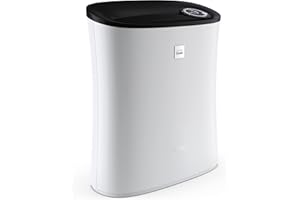 SHARP UA-PE30 U-WB Air Purifier, 21 sqm, Compact Silent Slim Unit with HEPA Filtration, Removes Pollen, Dust, Smoke & Pet Hair, Quiet Sleep/Night Mode (25 Db) – White