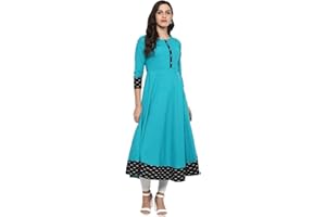 Yash Gallery Damen Anarkali Tunika-Shirt